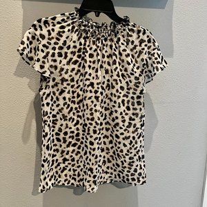 Express Leopard Print Blouse